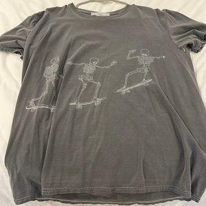 skeleton tee